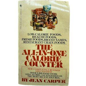 The All-In-One Calorie Counter Revised Edition By Jean Carper English 1981 READ
